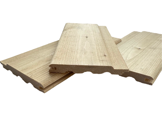 Deska Podbitka Boazeria drewniana świerkowa KL. A / B VEH 12,5x96mm Profil softline (E)