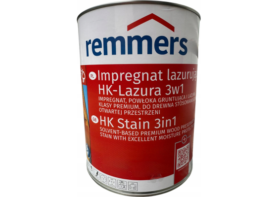 Remmers Hk-lasur 3w1 impregnat lazurujący | Kolory podstawowe